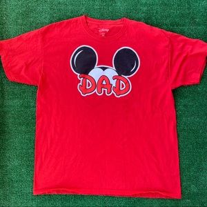 Disney Mickey Mouse dad short sleeve shirt